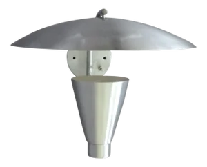 Aluminum Cone with Deflector Wall Sconce