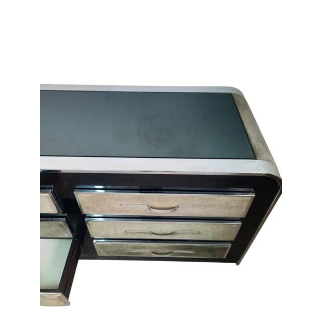 Chest of Drawers in the style of Romeo Rega, Italy, 1970s For Sale - Image 9 of 15