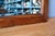 Wood Antique Wall Mirror in Carved and Beveled Oak and Fortin Veneer, 1930s For Sale - Image 7 of 11
