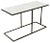 Bacco Cantilever Side Table in Marble and Powder Coated Steel by Casa Botelho For Sale