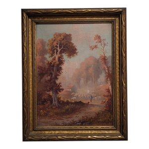 Antique Oil Painting Attributed to Johann Georg Schütz Old Masters 18th Century, Framed