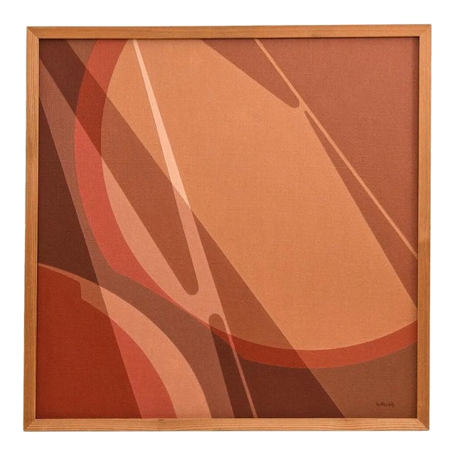 Oil Painting by Knud Holar For Sale