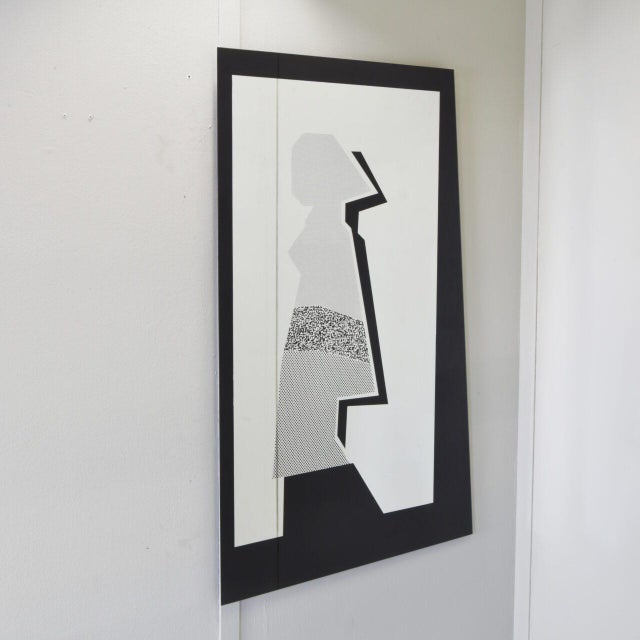 This wall mirror is a piece of Italian craftsmanship, stylistically dating back to the late 1970s or 1980s based on its...