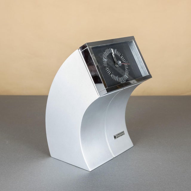 Astro-Quartz Table Clock from Junghans, 1970s, in Very Good conditions. Designed 1970 to 1979 This piece has an...