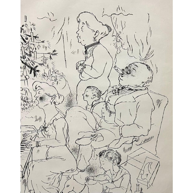 George Grosz, Large George Grosz 1923 Lithograph Die Rauber German Expressionism Wpa Realism For Sale - Image 9 of 16