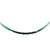 Metal Emerald Ombre Gold Station Necklace For Sale - Image 7 of 9