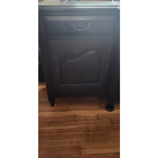 Bassett Late 20th Century Old World French Provincial Style 3 Door Solid Wood Dining Buffet For Sale - Image 4 of 14