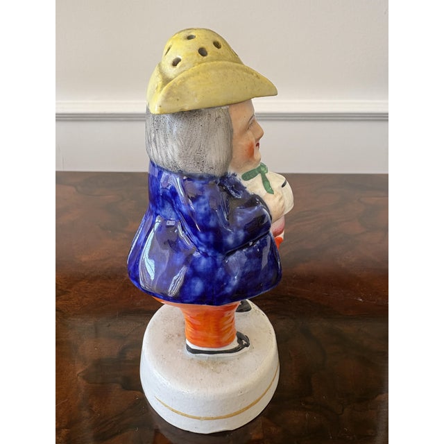 Antique Victorian Staffordshire Toby Pepperpot Figure, 1860 For Sale - Image 6 of 9