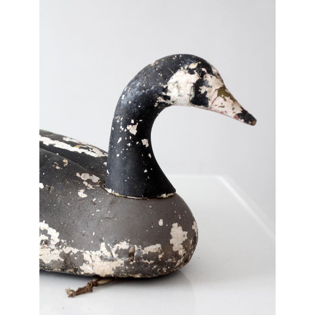 Gray Vintage Canada Goose Decoy For Sale - Image 8 of 15