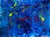 Textile Ocean Lights - Expressionist Composition in Acrylic on Canvas by Charles David Francis For Sale - Image 7 of 9