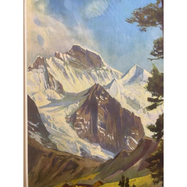 1950s Wengernalp Railway Poster from Ernst Hodel, 1951 For Sale - Image 5 of 11