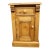 Antique Scandinavian Pine One Drawer Cabinet Nightstand For Sale