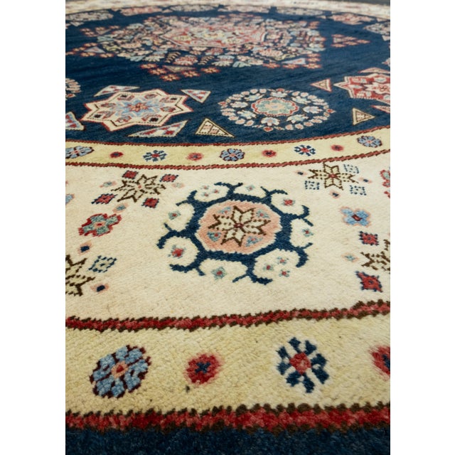 Early 21st Century Oriental Hand Knotted Round Rug 8' x 8' #17101 For Sale - Image 5 of 8