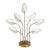 Modern Lucite Leaves Accent Lamp For Sale