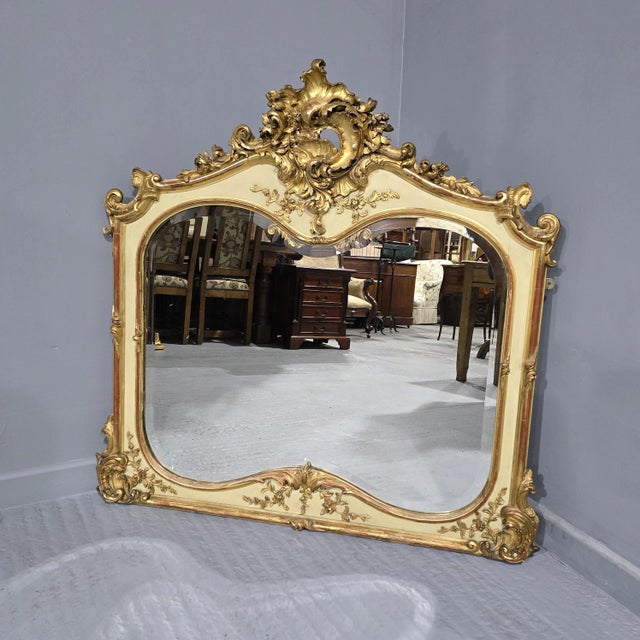 Victorian Gilt Overmantle Mirror, 1880 For Sale - Image 10 of 10