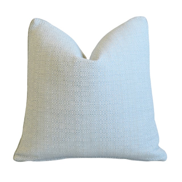 Early 21st Century Designer Perennials Rosehips Premium Feather/Down Pillow 20" Square For Sale - Image 5 of 6