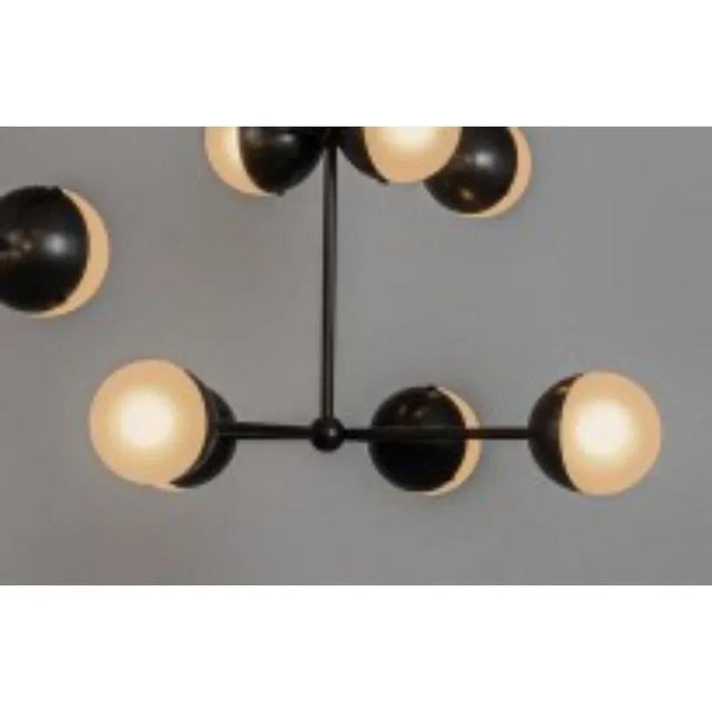 Contemporary Molecule Linear Hanging Light by Schwung For Sale - Image 3 of 6