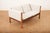 Fabric Sofa Ch162 in Wood & Fabric with Fabric Kvadrat (Hallingdal) Hans J. Wegner for Carl Hansen, 1965, in Very Good...