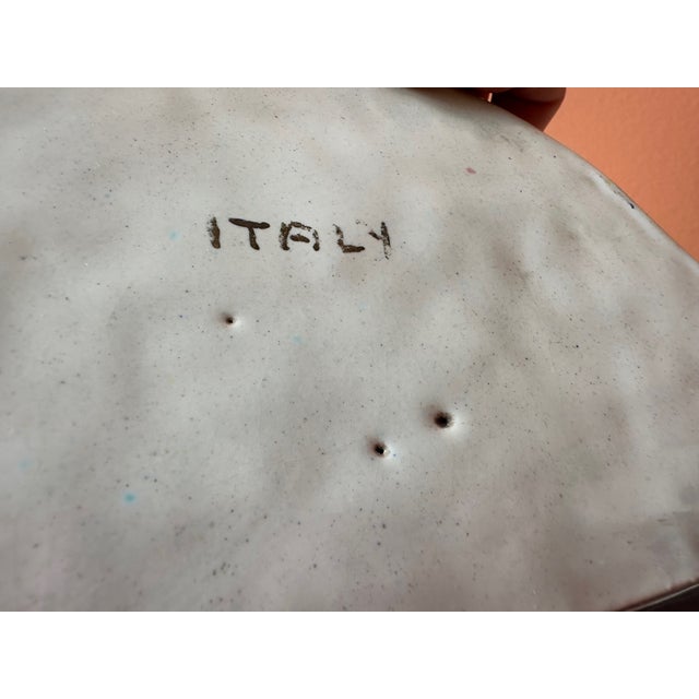 Italian Ceramic Lavabo For Sale - Image 9 of 9