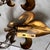 Metal Vintage Gilt Metal Fleur De Lys Sconces Light Fixture – Hollywood Regency Salvador Italy For Sale - Image 7 of 14