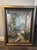 Bring timeless elegance to your home with this large original Dennis Carney framed painting featuring a serene sunroom...