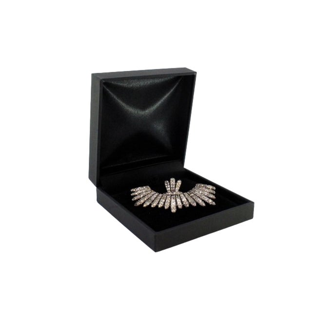 Gold and Silver Brooch For Sale - Image 11 of 11