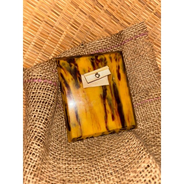 Brown Bakelite Frame W Lithograph of George Washington For Sale - Image 8 of 12