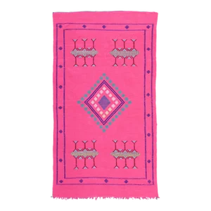 Late 20th Century Vintage Moroccan Rug - 6'6'' X 3'8''