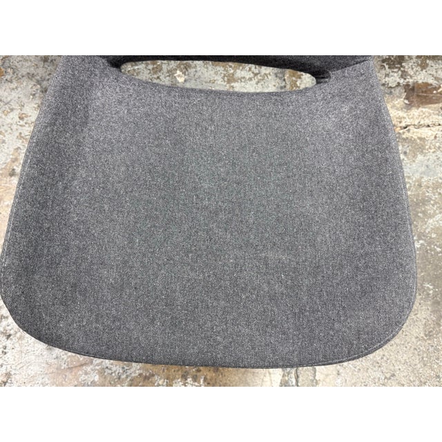 Textile Control Brand Modern Felt Dining Chairs, Set of Six For Sale - Image 7 of 12