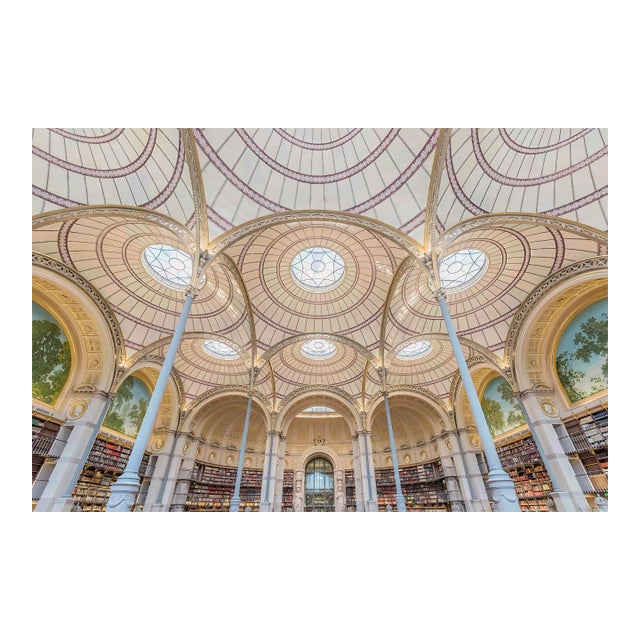 Labroust Reading Room Ii, Paris, Interior Photograph by Richard Silver 24x36 For Sale