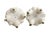 Ceramic Italian Capodimonte Style Ceramic Candlestick Holders, a Pair For Sale - Image 7 of 7