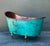 Metal Vintage Patinated Copper Tub For Sale - Image 7 of 12