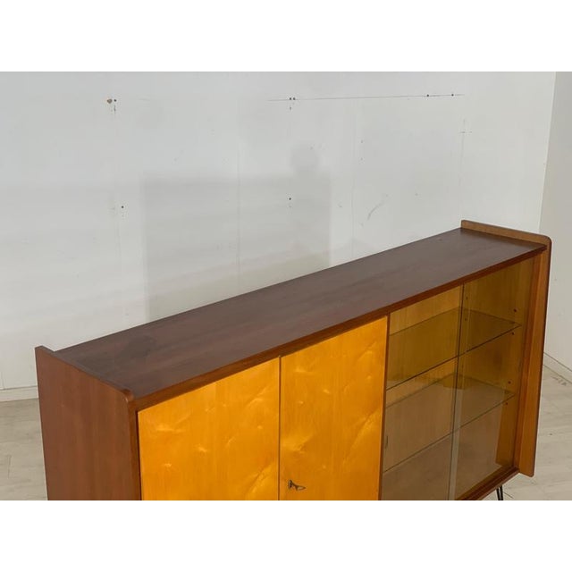 Mid-Century Highboard in Wood For Sale - Image 5 of 10