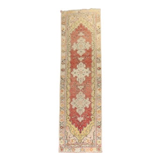 Vintage Oushak Runner For Sale