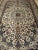French Country Vintage Persian Nain Room Size Rug, Handwoven Floral Pattern, Ivory & Blue, 7’ X 11’ For Sale - Image 3 of 12