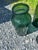 Glass Antique Green Large German Pickling Jars -Set of 3 For Sale - Image 7 of 12