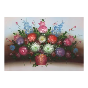 Flowers in Red Basket (8), Chuju Sheng