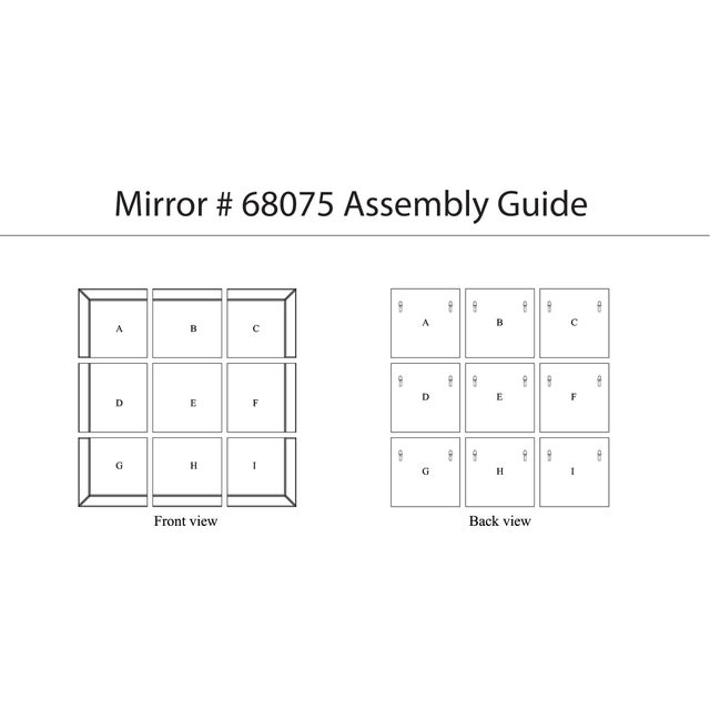 Grid Mirror For Sale - Image 10 of 10