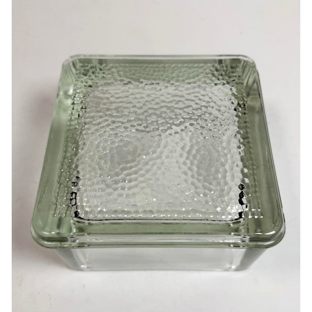 1960s Lumax Le Corbusier/Charlotte Perriand Glass Ashtray Catch All For Sale - Image 9 of 12