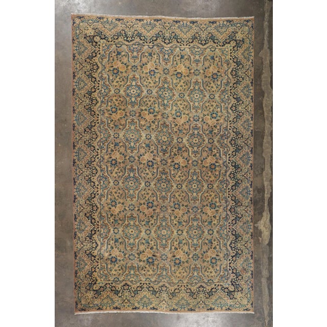 Vintage Persian Yazd Rug - 10'00 x 16'03 For Sale - Image 9 of 9