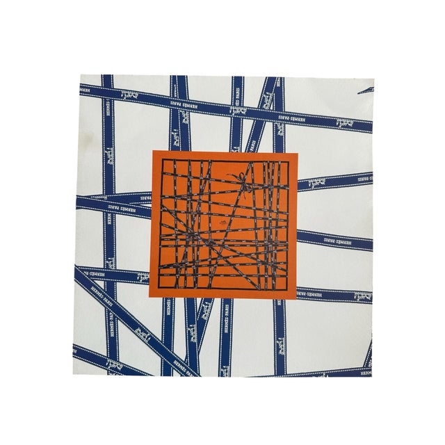 A striking Hermès Authentic Original Advertisement art print celebrating the iconic French luxury house’s signature...