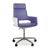 S 845 Leather Office Chair in White Purple with Manual Function from Thonet For Sale - Image 13 of 13