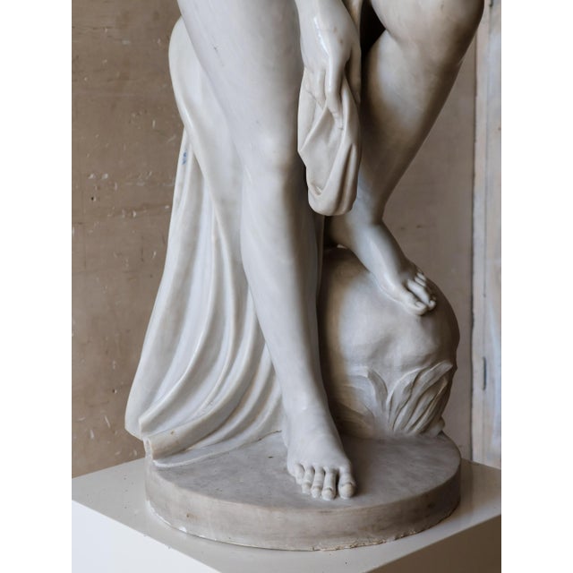 After Christophe-Gabriel Allegrain, Sculpture of a Bathing Woman, Marble For Sale - Image 4 of 13