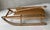 Circa 1920 Solid Hickory Wood & Metal Transport Sled With Moveable Pull Handle For Sale - Image 11 of 18