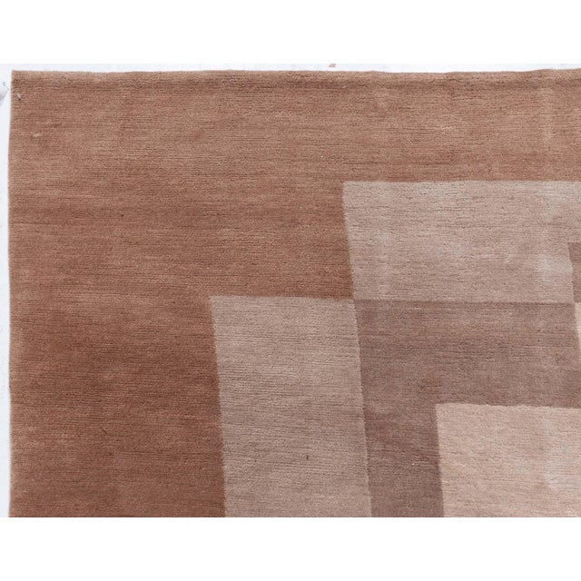 Modern Art Deco-Inspired Tibetan Wool Rug by Doris Leslie Blau Size: 8'0" × 10'0" (243 × 304 cm) An exceptional example of...