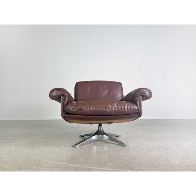 Mid-Century Armchairs DS31 in Brown Leather from De Sede For Sale - Image 5 of 8