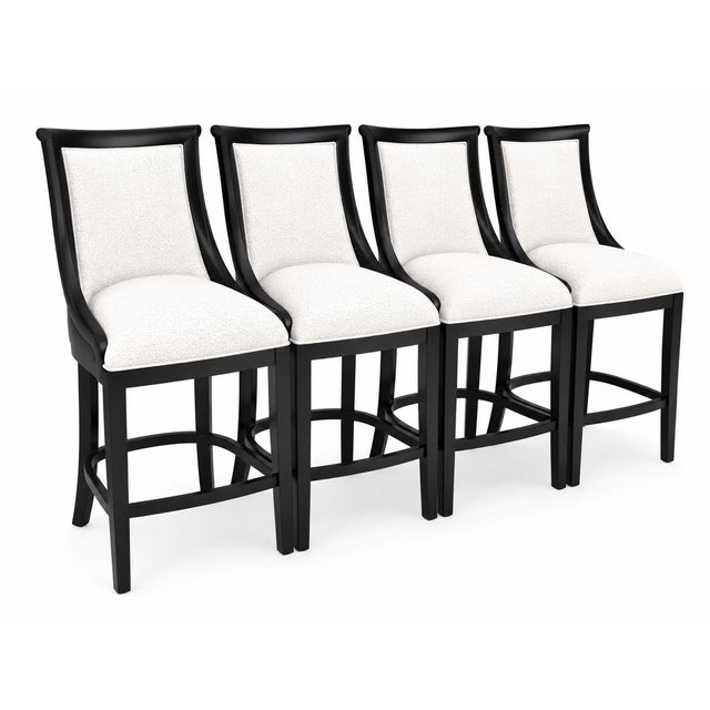 Elevate your kitchen or entertaining space with these timeless bar stools, where refined craftsmanship meets modern...
