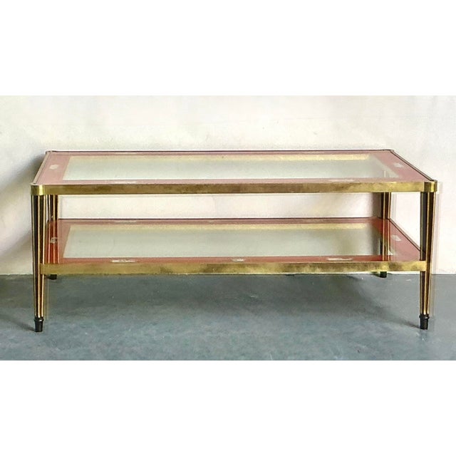 Vintage Asian Eglomise Coffee Table For Sale In West Palm - Image 6 of 12