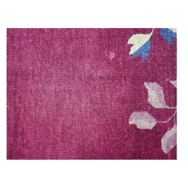 Antique Art Deco Chinese Rug For Sale - Image 9 of 11