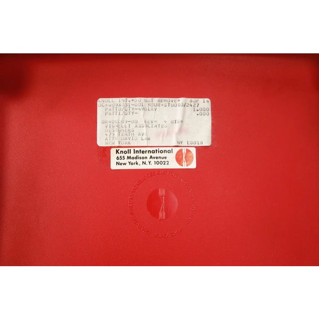 Massimo Vignelli for Knoll Intl 'Handkerchief' Set W Unique Provenance, Signed For Sale - Image 17 of 18